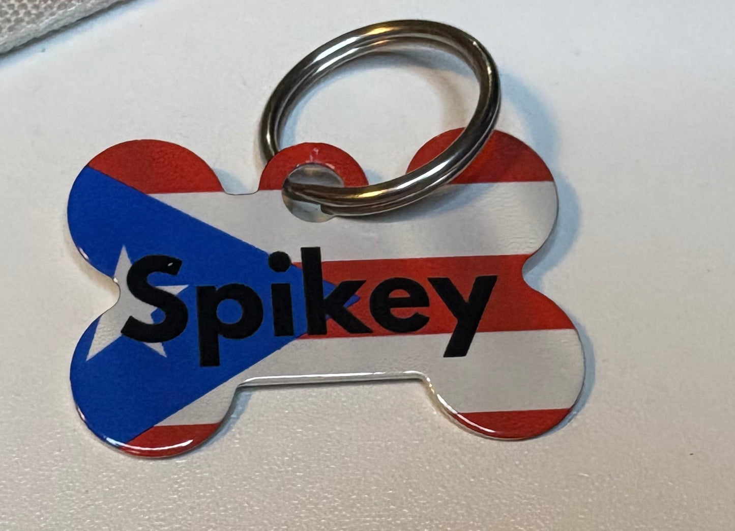 custom dog tag and bandana with collar