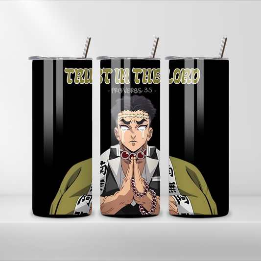 Trust in the lord anime tumbler